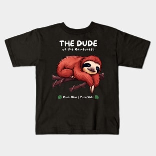 Sloth Dude of the Rainforest 🦥 Kids T-Shirt